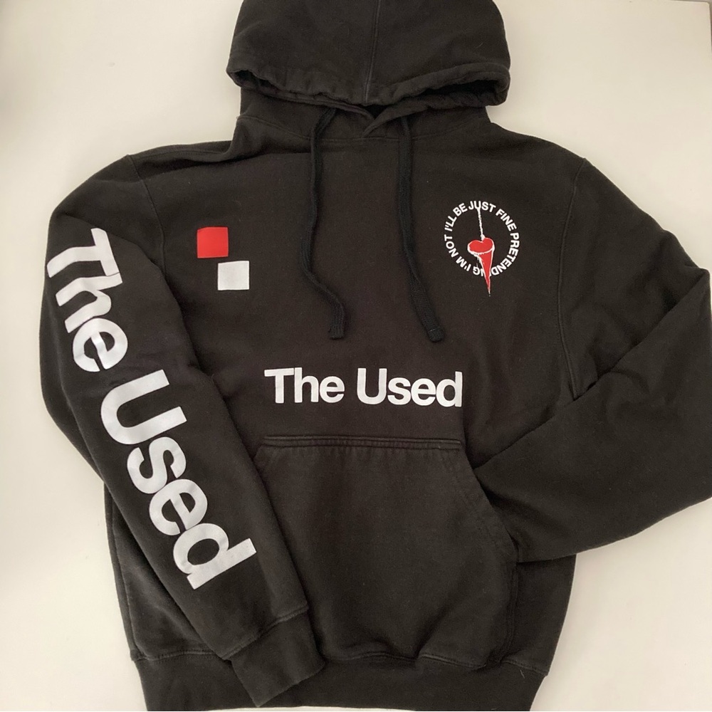 The Used Black "In Love And Death" Pullover Hoodie Sweatshirt